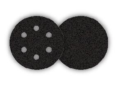 Velcro Sanding disc black aluminium oxide