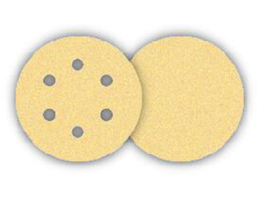 Velcro Sanding disc yellow aluminium oxide