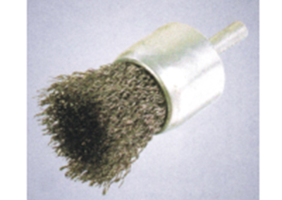 Shaft-Mounted End Brushes-Crimped Wire