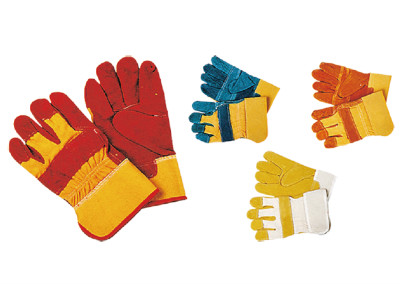 SAFETY TOOLS-DT6035-GE002  LEATHER&CANVAS GLOVES